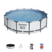 Каркасный бассейн Bestway 56950 (427х107 см) Steel Pro 