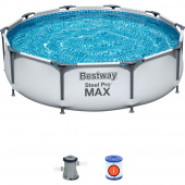 Каркасный бассейн Bestway 56408 (305х76 см) Steel Pro 