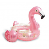 Надувной круг "Блестящий фламинго"Intex 56251(99x89x71 см)
