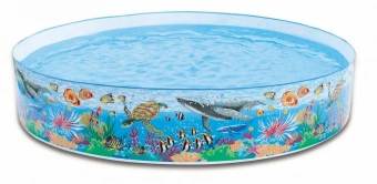 Бассейн  детский “КОРАЛЛОВЫЙ РИФ”  Intex 58472 (244х46 см)
