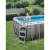 Каркасный бассейн Bestway 56722 (412х201х122) Rectangular Power Steel Frame
