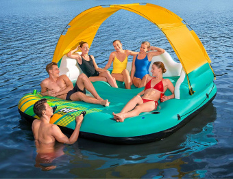 Надувной матрас-плот Bestway "Sunny Lounge" 43407 (291х265х83 см)