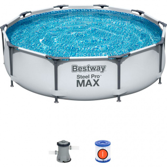 Каркасный бассейн Bestway 56408 (305х76 см) Steel Pro 