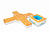 Плавучий остров Sandbar Bestway 43294(246x246 см)