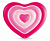 Надувной матрас-плот"Сердце" Intex  58727 (155х125х25 см)