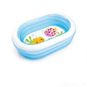  Бассейн " Овал "  Intex 57482 (163х107х46см)