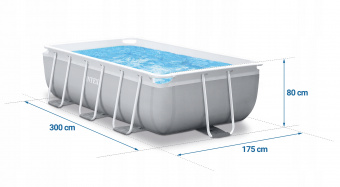 Бассейн каркасный Intex 26784 (300х175х80 см)