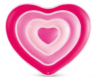 Надувной матрас-плот"Сердце" Intex  58727 (155х125х25 см)