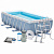 Каркасный бассейн Intex 26788 (400x200x100 см) Rectangular Prism Frame Pool 