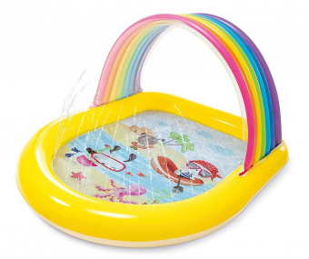 Детский бассейн"РАДУГА" INTEX 57156 (147х130х86 см)