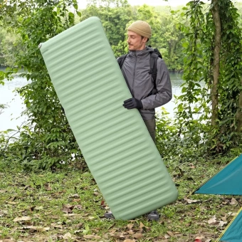Самонадувающийся спальный коврик каремат Bestway 69622 (183x63,5x7,6 см)