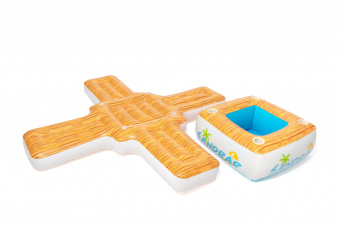 Плавучий остров Sandbar Bestway 43294(246x246 см)